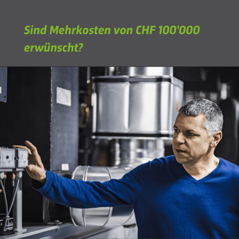 WATTELSE Mitarbeiter inspiziert technische Gerätschaften