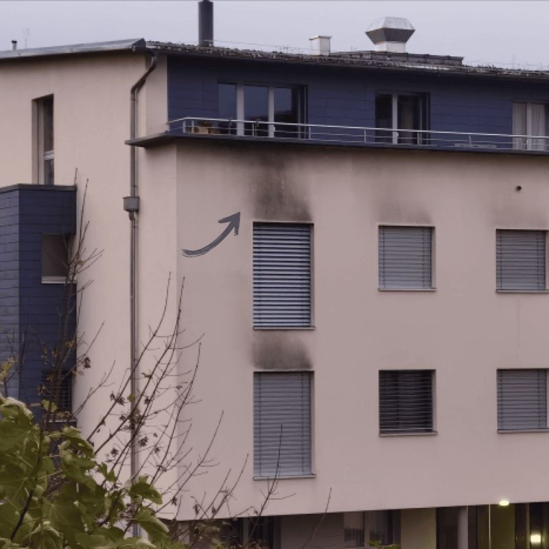 Symbolbild Schimmelbildung an Wohnhäusern nach der Sanierung