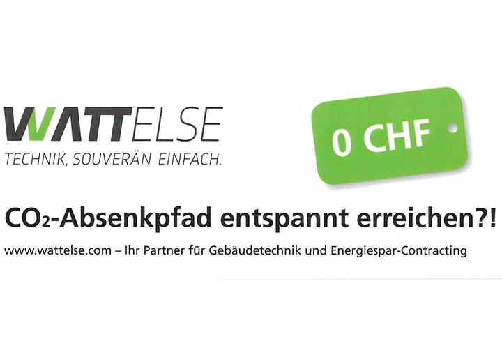 Logo Text und Illustration zum Thema "Co2-Absenkpfad entspannt erreichen"